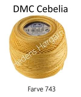 DMC Cébélia nr. 30 farve 743